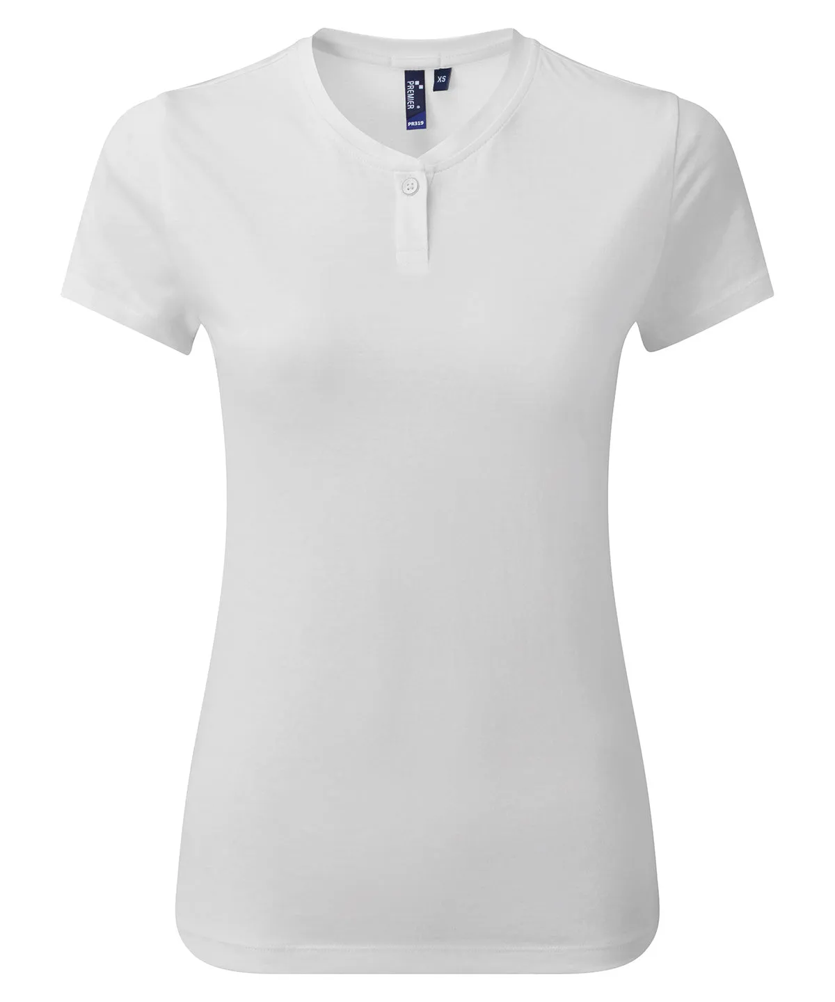 Womens Cotton RichComis Tee | White