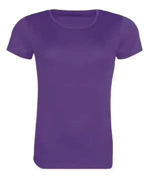 Womens recycled cool T | Purple