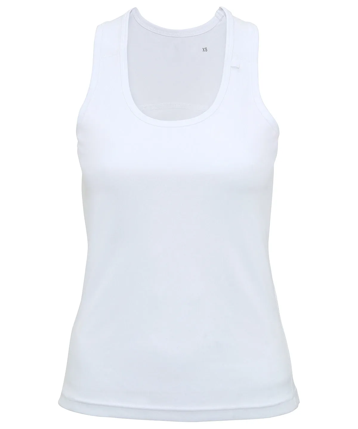 Womens TriDri® panelled fitness vest | White