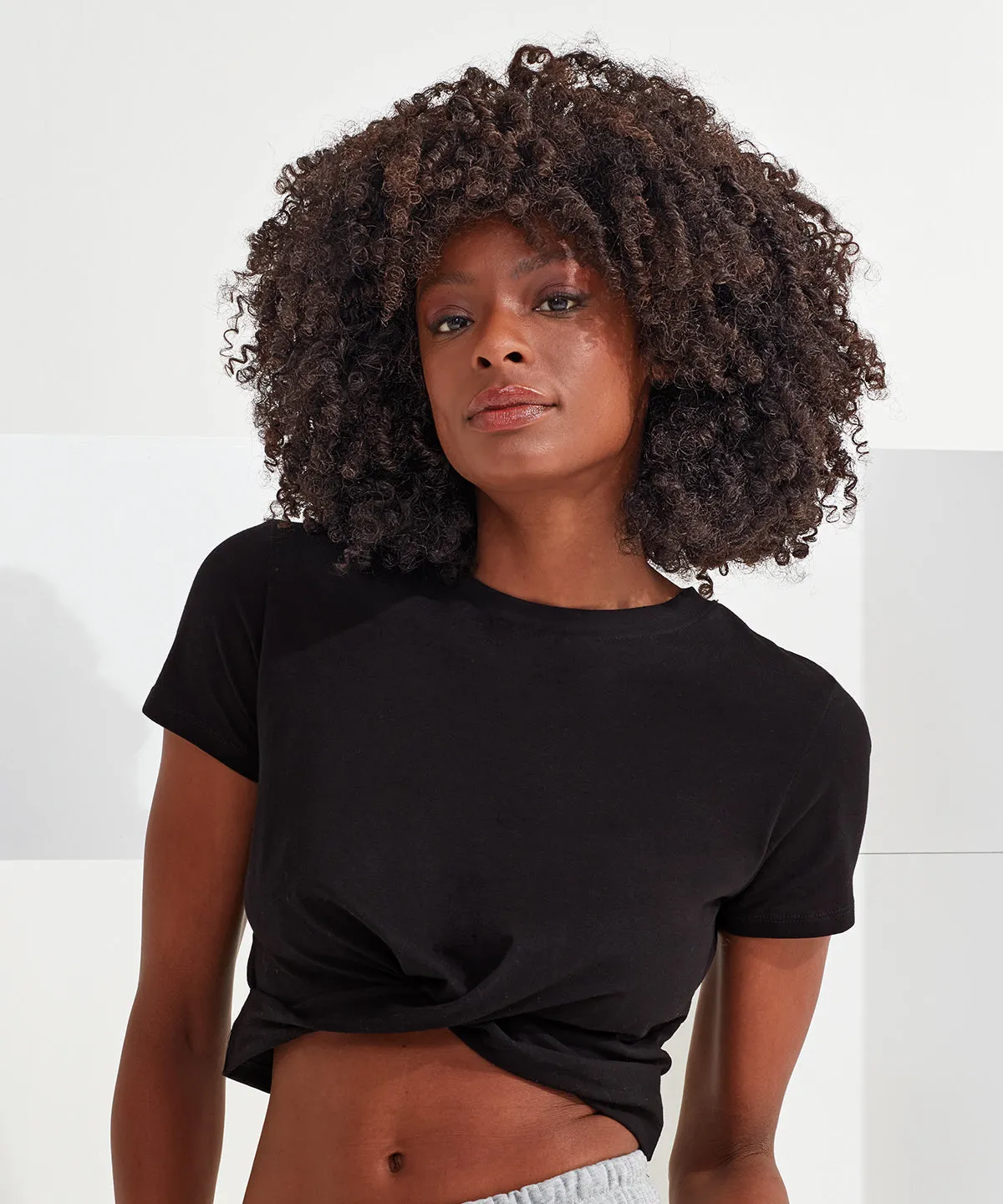 Womens TriDri® twist crop top | Olive